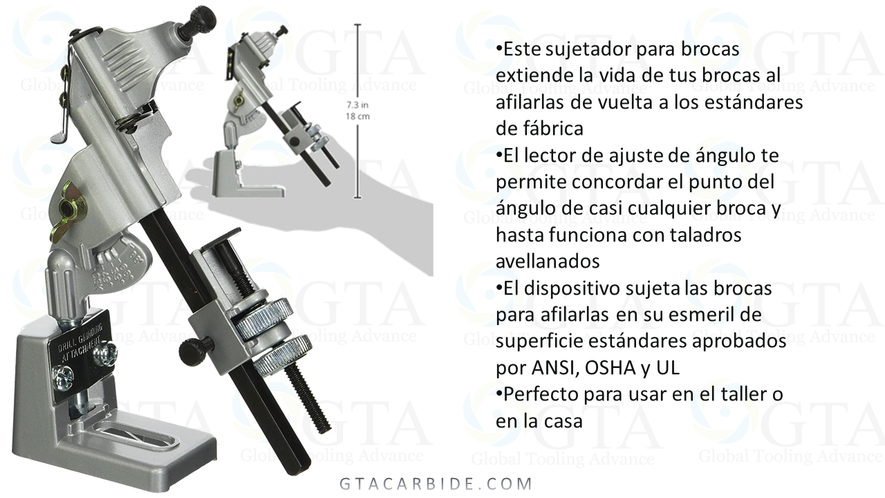 AFILADOR DE BROCAS DE 1/8" A 3/4" GENERAL 825