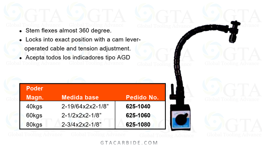 BASE MAGNETICA FLEXIBLE PARA INDICADOR