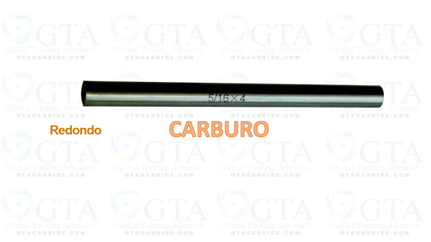 BURIL REDONDO CARBURO DE 7/16 X 4" LARGO RECTIFICADO