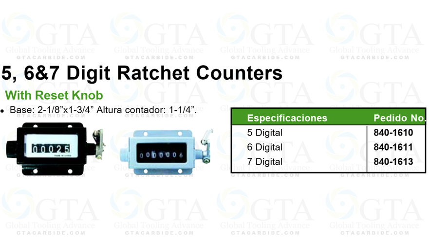 CONTADOR DE 5 DIGITOS GOLPE TRABAJA EN CUALQUIER POSICION