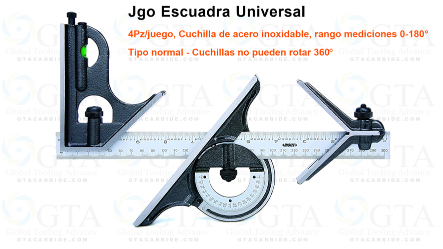 JGO TRANSPORTADOR UNIVERSAL 12"" GRADUACION 1
