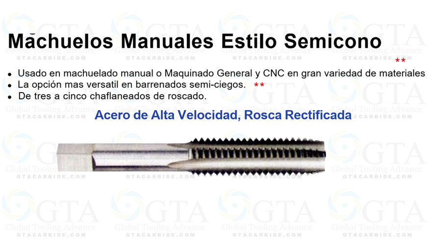 MACHUELO SEMICONICO HSS 1/2-20 NF