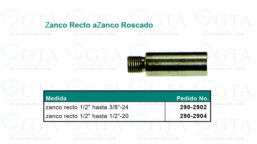 ESPIGA PARA BROQUERO 1/2"" -JT2