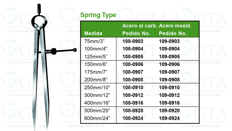 COMPAS EN PUNTAS DE 36""
