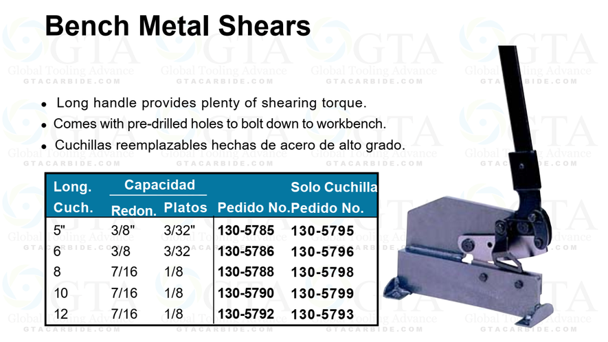 CIZALLA MECANICA 6""