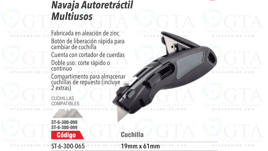EXACTO NAVAJA AUTORETRACTIL MULTIUSOS
