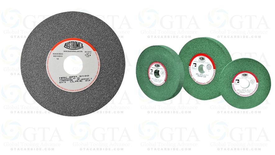 RUEDA GRIS DE 6"" X 3/4"" X 1"" ACABADO BURDO MODELO 14 GRANO 24 DE ALTO RENDIMIENTO USOS GENERALES