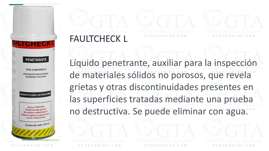 PENETRANTE FAULTCHECK-L AEROSOL 16 OZ LAVABLE