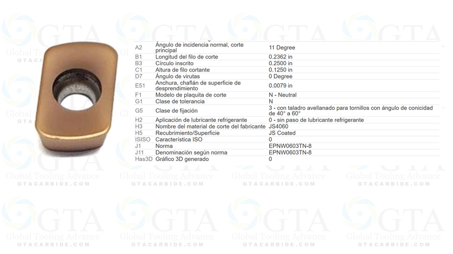 INSERTO EPNW 0603 TN-8