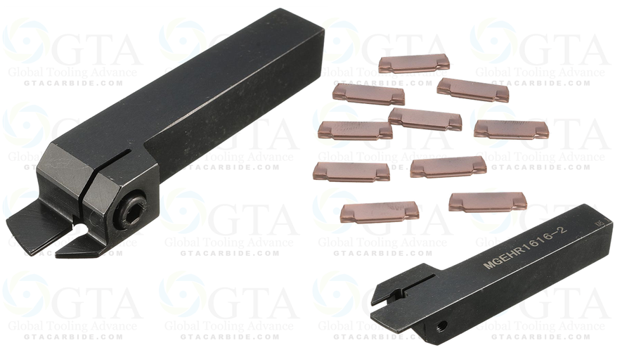 PORTA INSERTO RANURADO/TRONZADO DERECHO 1" MODELO MGEHR16-3D USA MGMN300-M