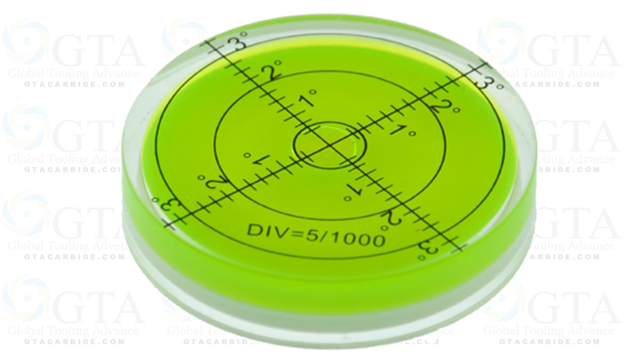 NIVEL BURBUJA CIRCULAR BULL EYE DIAMETRO 60 MM X 12 MM ANCHO