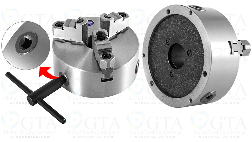 CHUCK UNIVERSAL 10" 3 MORDAZAS REVERSIBLES