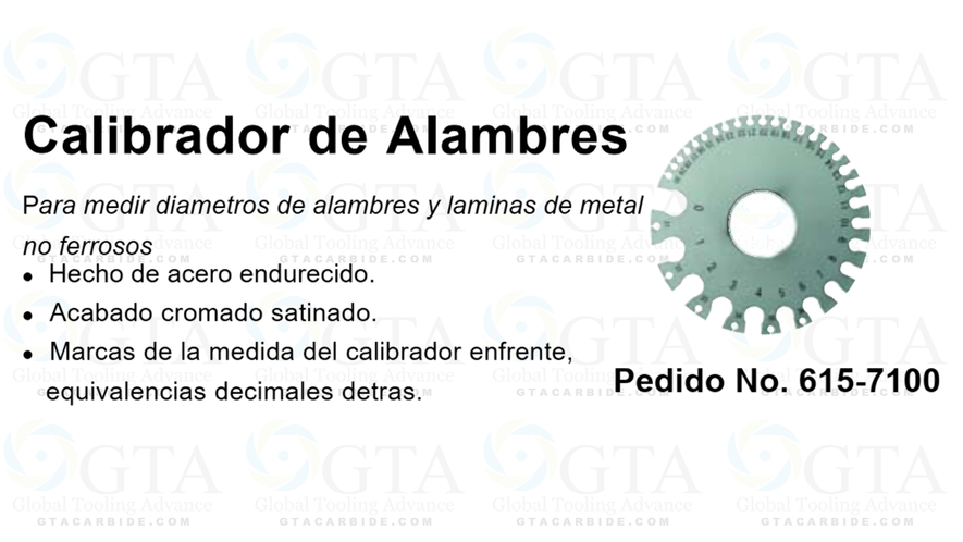 CALIBRADOR GAGE LAMINA ESPESORES DE .0239 A 5/16