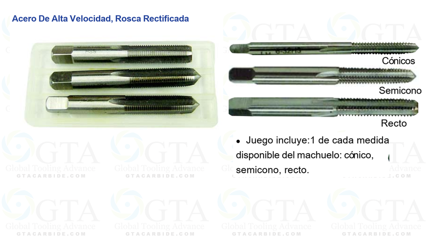 JGO MACHUELOS HSS 1-3/8""-12 NF